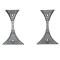 AMD Grille Inserts Between Headlamps, Pair, 67-68 Firebird T-8509
