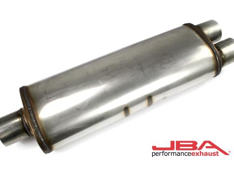 JBA Performance Exhaust Chambered 3" 304SS Muffler Center/Dual 40-302500