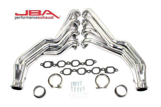 JBA Performance Exhaust 16-20 Camaro Long Tube 6.2L Silver Ctd 6816SJS
