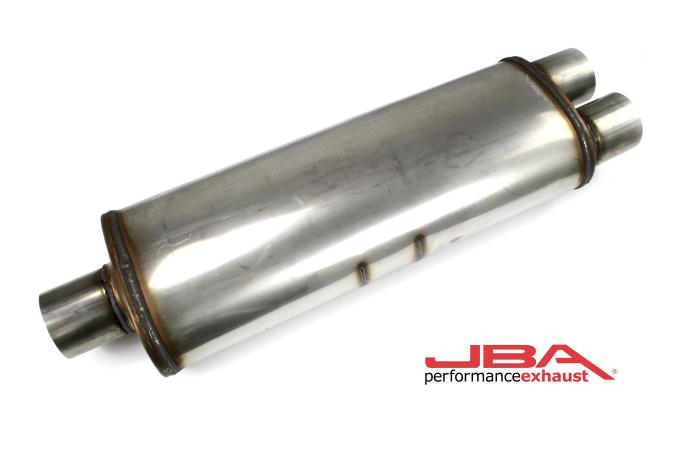 JBA Performance Exhaust Chambered 3" 304SS Muffler Center/Dual 40-302500