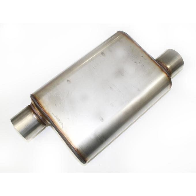 JBA Performance Exhaust Chambered 3" Muffler 304 SS Offset/Offset 40-301300