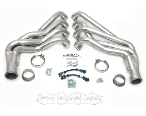 JBA Performance Exhaust 10-15 Camaro Long Tube 6.2L Silver Ctd 6813SJS