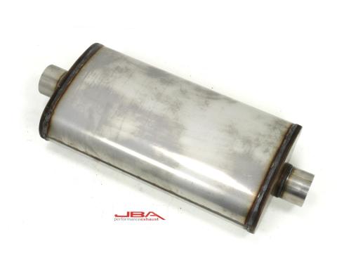 JBA Performance Exhaust Chambered 3" 304SS Muffler Center/Center 40-302201