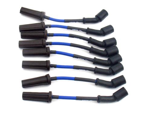 JBA Performance Exhaust 2010-18 Chevrolet Camaro 6.2L V8 8mm JBA PowerCables&trade; Spark Plug Wire Set, Blue W08129