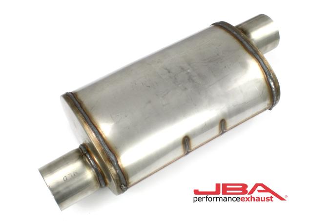 JBA Performance Exhaust Chambered 3" Muffler 304 SS Offset/Offset 40-301400