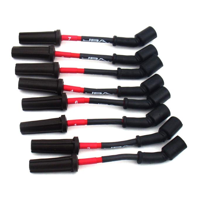 JBA Performance Exhaust 1997-13 GM LS-Series V8 8mm JBA PowerCables&trade; Spark Plug Wire Set, Red W0807