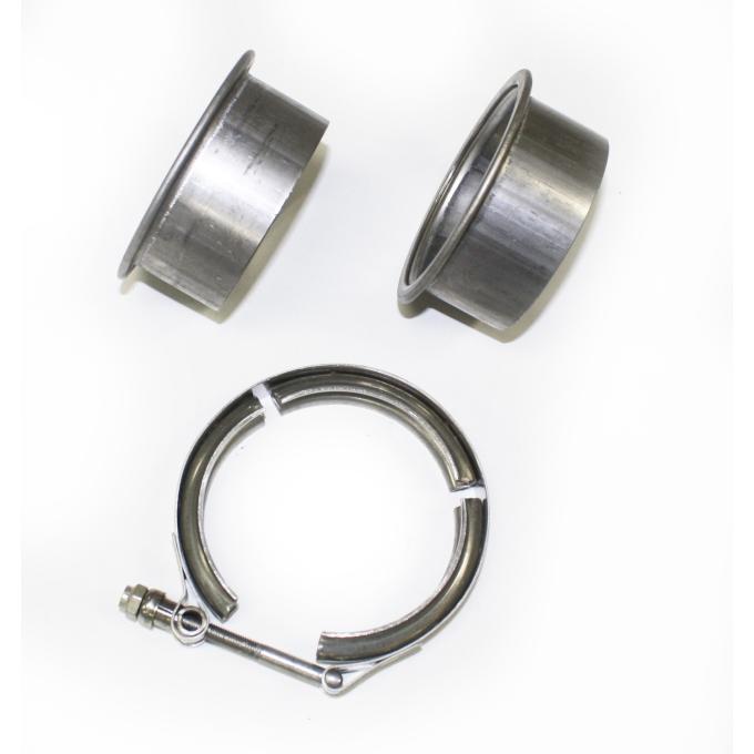 JBA Performance Exhaust 3" Stainless Steel V-Band clamp and flanges VB30