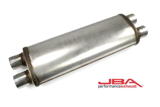 JBA Performance Exhaust Chambered Muffler 2.5" 304SS Dual/Dual 40-252200