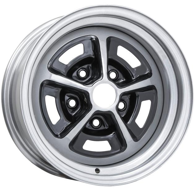 Wheel Vintiques 15x7 SS 396 Silver/Black 5x4.75