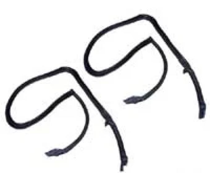 AMD T-Top Weatherstrips On Body, For Fisher Body Tops Only, LH/RH Pair, 78-81 Camaro Firebird J-3190