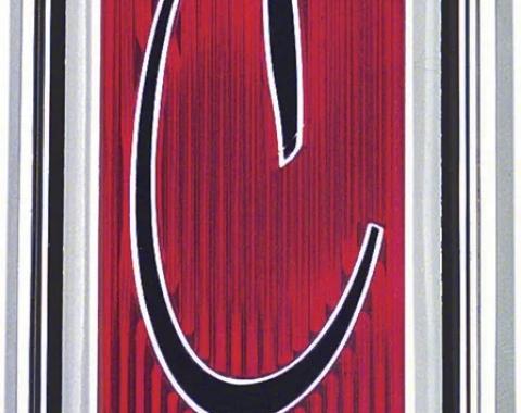 AMD Header Panel Emblem, C Script, 71-73 Camaro K-3996683