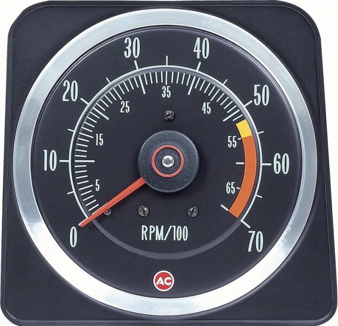 AMD Tachometer, 5500 Red Line (396/325 HP & 396/350 HP 5" X 7"), 69 Camaro K-6469382