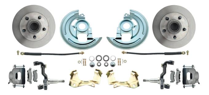 MBM Brakes 1967-1969 Camaro/ Firebird & 1968-1974 Chevy Nova Stock Height Front Disc Brake Kit DBK6769