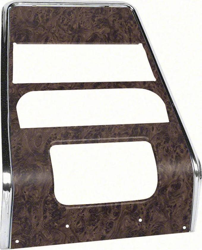 AMD Center Dash Panel, Burlwood, for models without A/C, 68 Firebird K-K214