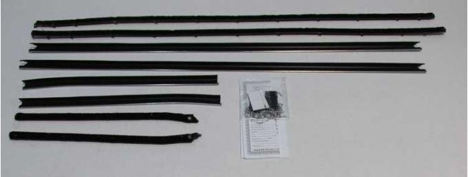 Montco Inc / Repops Window Felts, Inner & Outer (8pcs), 68 Camaro Coupe w/ Standard Interior & Special Belt Moldings R-CA146A