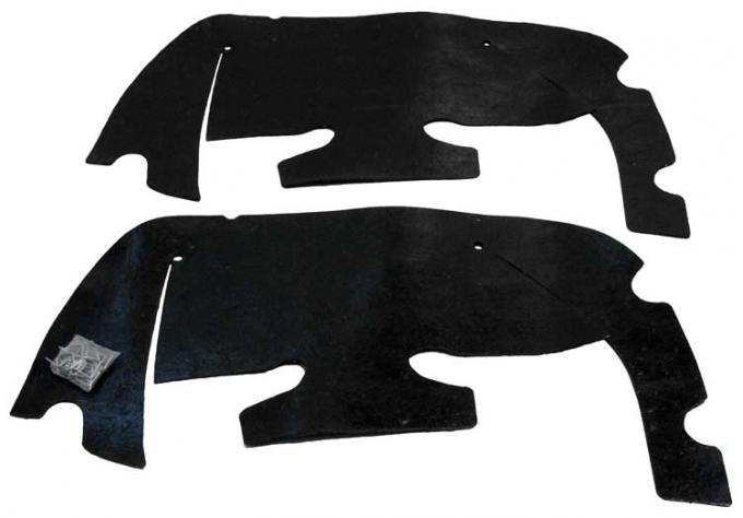 Montco Inc / Repops Control Arm Dust Shield Set w/ Hardware, 67-68 Camaro R-CA105