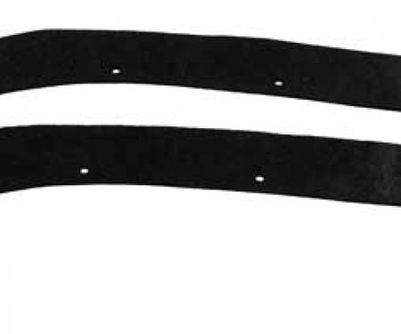 Montco Inc / Repops Fender to Cowl Dust Shield Set w/ Hardware, 70-81 Camaro Firebird R-CA211