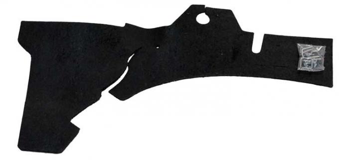 Montco Inc / Repops Inner Fender to Cowl Dust Shield Set w/ Hardware, 67-69 Camaro R-CA108