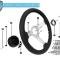 Auto Pro USA VSW OE Steering Wheel Hub Adapter SWA1001CHR