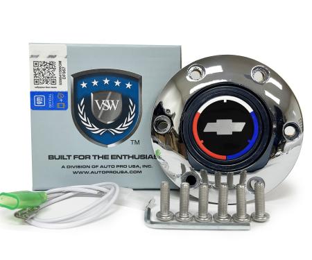 Auto Pro USA VSW 6-Bolt Steering Wheel Horn Button STE1006CHR