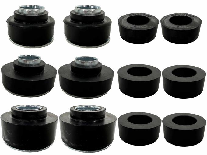 Auto Pro USA Body Mount Bushing Set, Includes All Mounting Bushings, OE Number 3901361 And 3914802 BM1018