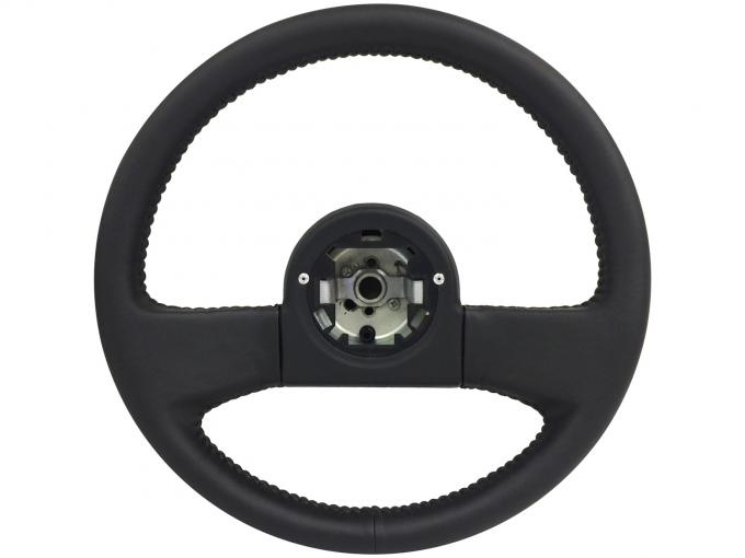 Auto Pro USA 1984-1989 Chevrolet Corvette VSW Steering Wheel OE Series, Black Leather, 14 in. Diameter ST1029BLK