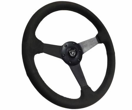 Auto Pro USA VSW Steering Wheel S6 Sport Suede ST3582BLK