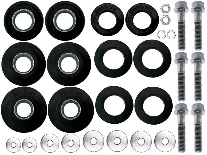 Auto Pro USA Body Mount Bushing And Hardware Set, Includes All Mounting Bushings, 18 Piece Hardware Set BM1018KIT