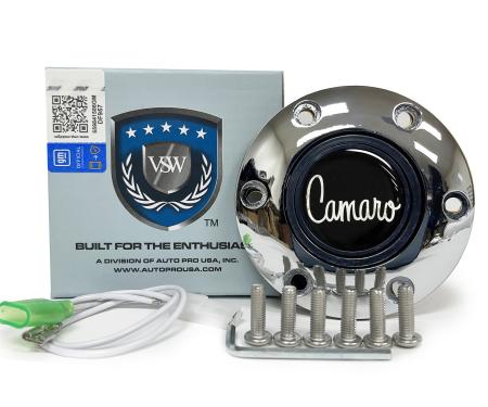 Auto Pro USA VSW 6-Bolt Steering Wheel Horn Button STE1009CHR