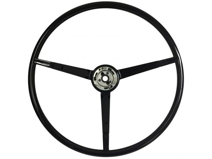 Auto Pro USA 1965-1966 Ford Mustang VSW Steering Wheel OE Series, Black ST3034BLK