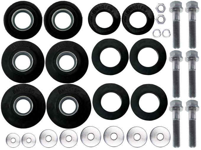 Auto Pro USA Body Mount Bushing And Hardware Set, Includes All Mounting Bushings, 18 Piece Hardware Set BM1019KIT