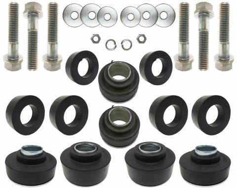 Auto Pro USA Body Mount Bushing And Hardware Set, Includes All Mounting Bushings, 18 Piece Hardware Set BM1019KIT