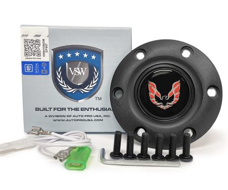 Auto Pro USA VSW 6-Bolt Steering Wheel Horn Button STE1021BLK