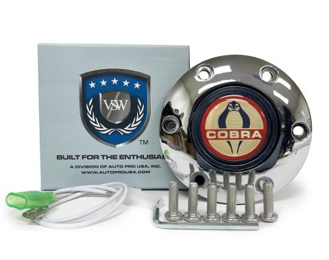 Auto Pro USA VSW 6-Bolt Steering Wheel Horn Button STE1005CHR