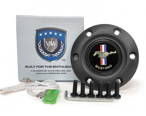 Auto Pro USA VSW Steering Wheel S6 Horn Button STE1002BLK