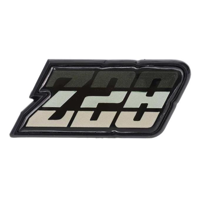 AMD Gas Door Emblem, Z28 Green, 80-81 Camaro T-6953