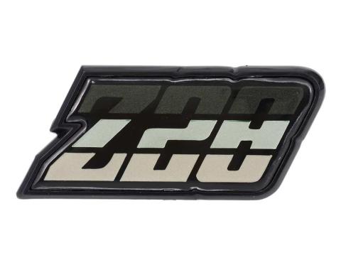 AMD Gas Door Emblem, Z28 Green, 80-81 Camaro T-6953