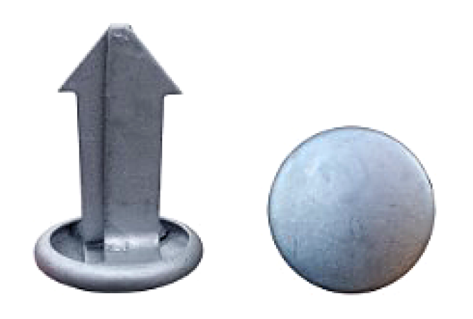 AMK 1967 Chevrolet Camaro 4 piece Seat Pivot Covers Split Dart Metal Retainers G-5379