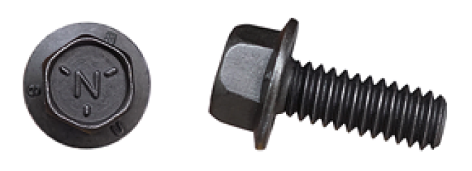 AMK 1970 Chevrolet Camaro 2 piece Fuel Filler Door Hex Flange Screws G-7288