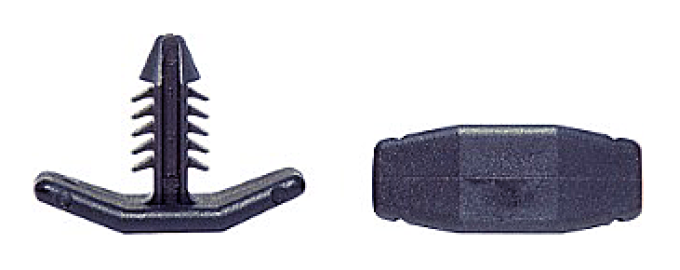 AMK 1970 Chevrolet Camaro 8 piece Hood Seals @ Cowl Sides T Shaped Nylon Retainers G-5352