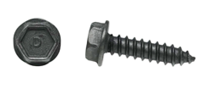 AMK 1967 Chevrolet Camaro 6 piece Heater Duct Outlet (Under Dash) Hex Washer Ab Screws, Hex Ab Flat Sems G-4763