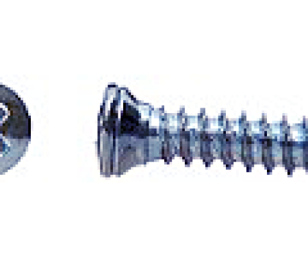 AMK 1968 Chevrolet Camaro 4 piece Pillar Mouldings - Convertible Panhead Oval Ab Screws G-5388