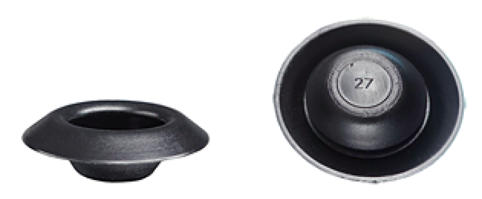 AMK 1964 Chevrolet Chevelle 2 piece Cowl Panel Plugs .88" Deep 1/2" Plastic Plugs G-7460