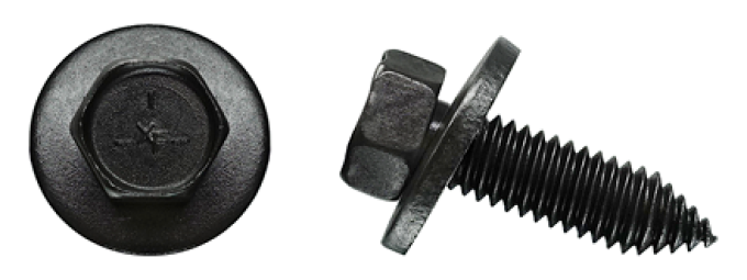 AMK 1974 Chevrolet Camaro 4 piece Bumper (Fr) Tubular Braces Hex Coni Sems Flange Nuts G-4389