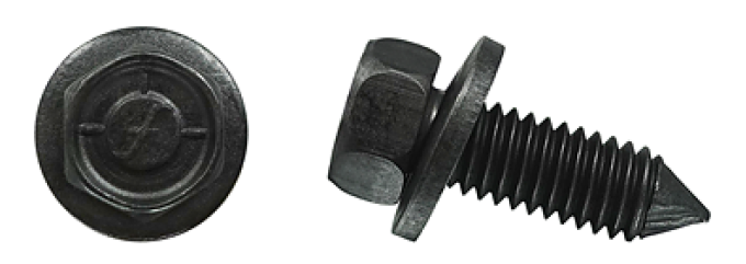 AMK 1968 Pontiac Firebird 8 piece Suspension Bumpers & Brackets (Rr) Hex Pp Coni Sems Hex Nuts G-7110