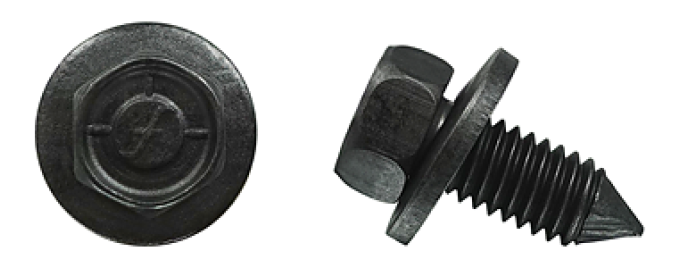 AMK 1967 Chevrolet Camaro 6 piece Convertible Floor Reinforcement Hex Pp Coni Sems G-4611