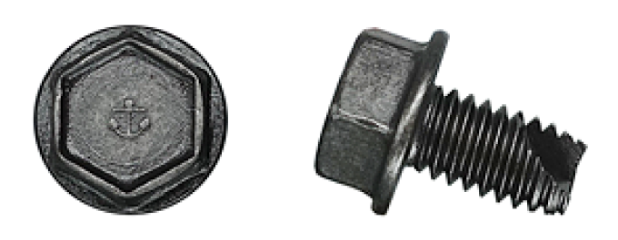 AMK 1970 Chevrolet Camaro 4 piece Brake Hose Brackets (Fr & Rr) Hex Washer T Screws G-7058