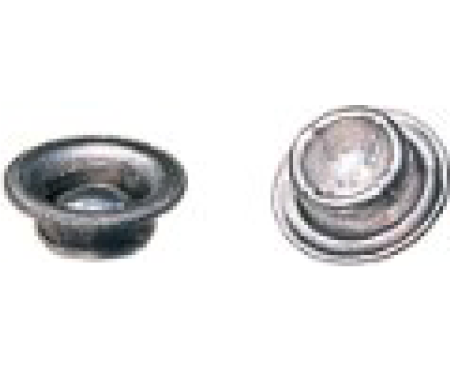 AMK 1964 Chevrolet Chevelle 2 piece Cowl Tag (Data Plate) Correct Upset Aluminum Rivets G-7900