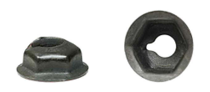 AMK 1976 Chevrolet Camaro 6 piece Bumper Pad (Rr) 2-5-76 > 1/4-20 X .59 Deep Stamped Nuts G-4396