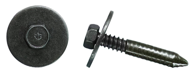 AMK 1969 Chevrolet Camaro 2 piece Steering Column Cover (Lwr) Hex Ab Flat Sems W Sealer G-4977